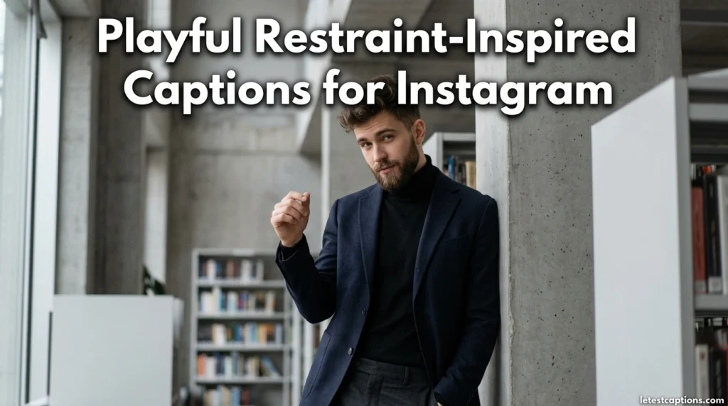 Playful Restraint-Inspired Captions for Instagram