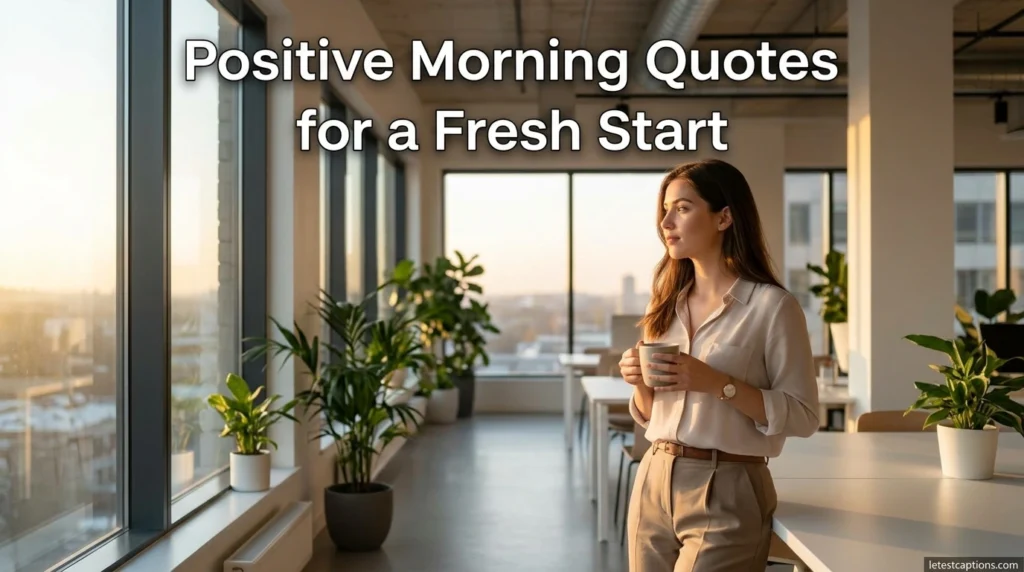 Positive Morning Quotes for a Fresh Start