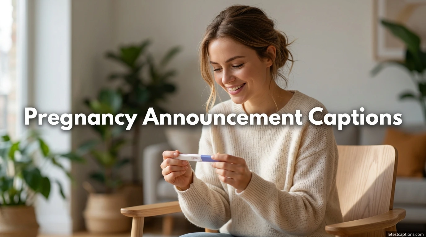 Pregnancy Announcement Captions