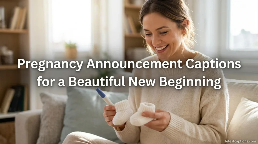 Pregnancy Announcement Captions for a Beautiful New Beginning