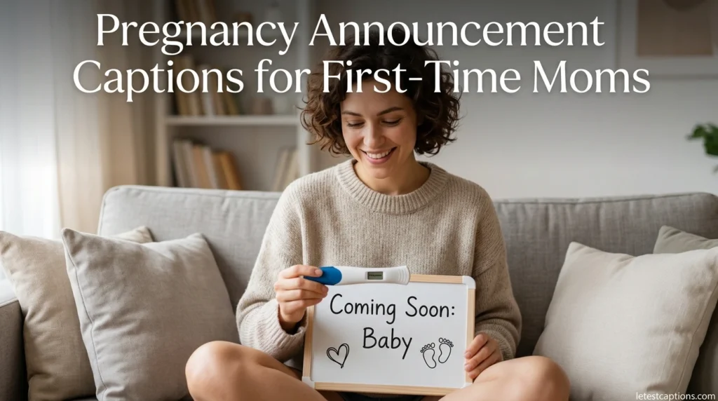 Pregnancy Announcement Captions for First-Time Moms