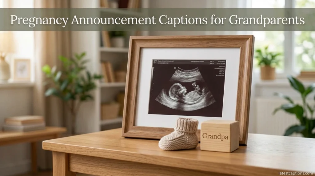 Pregnancy Announcement Captions for Grandparents