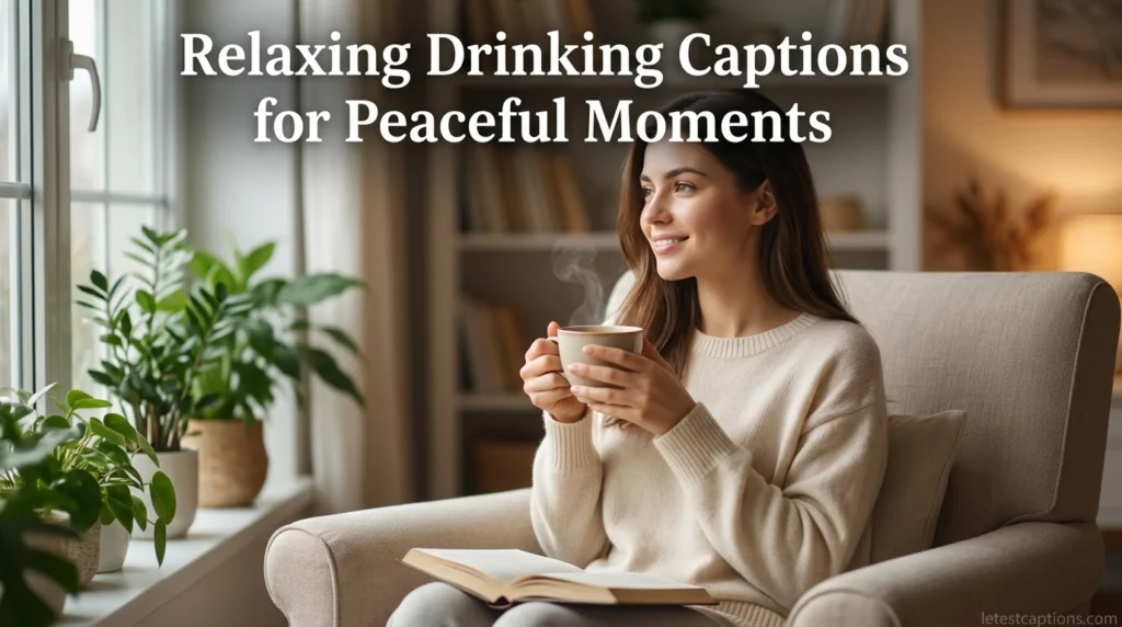 Relaxing Drinking Captions for Peaceful Moments