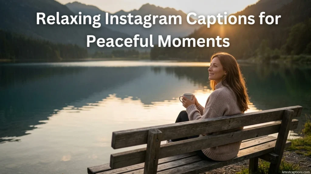 Relaxing Instagram Captions for Peaceful Moments