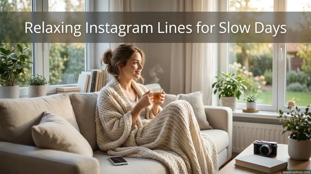 Relaxing Instagram Lines for Slow Days
