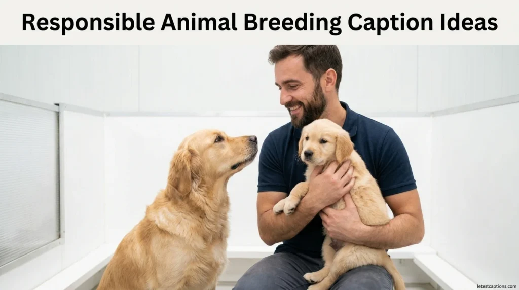 Responsible Animal Breeding Caption Ideas
