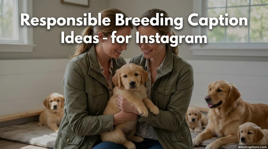 Responsible Breeding Caption Ideas for Instagram