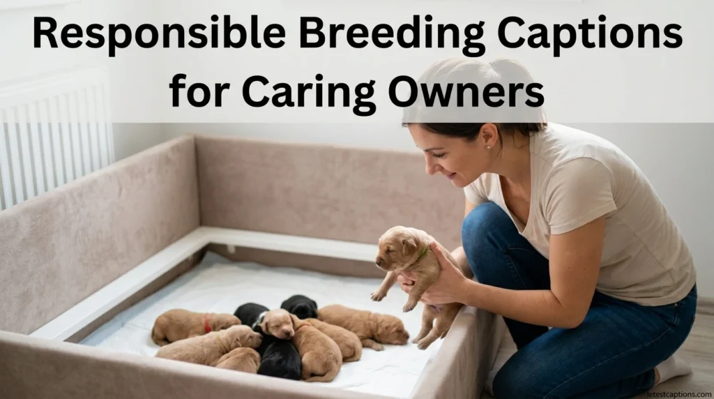 Responsible Breeding Captions for Caring Owners