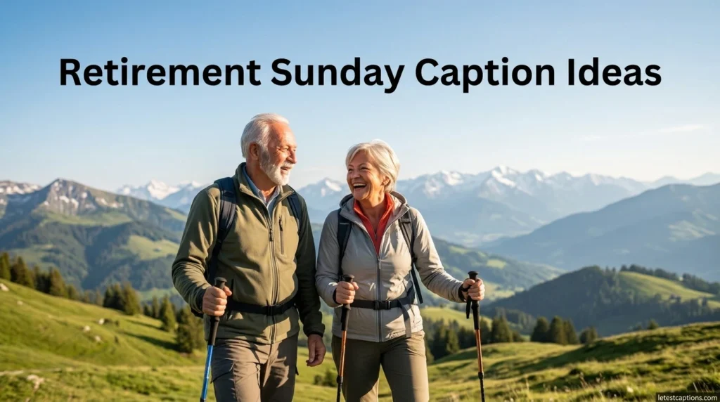 Retirement Sunday Caption Ideas