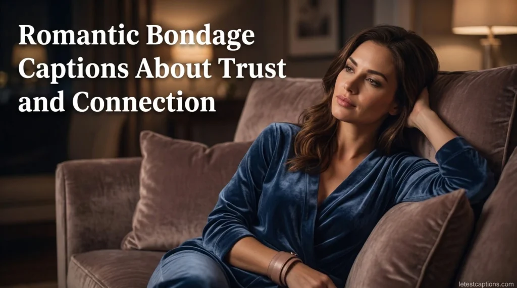 Romantic Bondage Captions About Trust and Connection