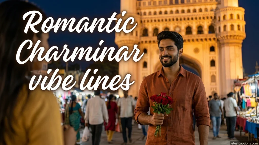 Romantic Charminar vibe lines