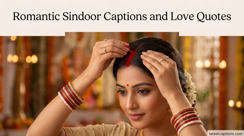 Romantic Sindoor Captions and Love Quotes