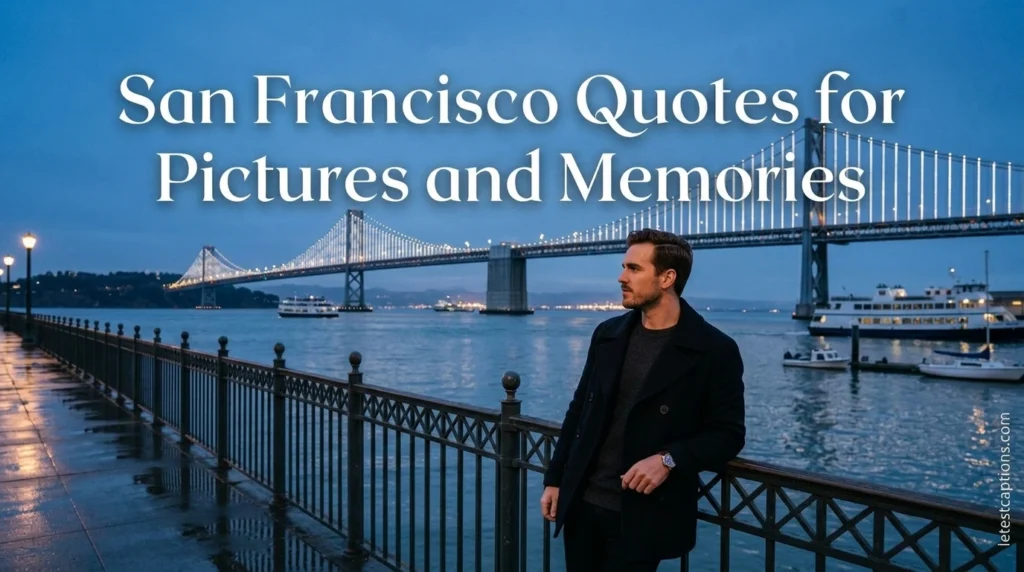San Francisco Quotes for Pictures and Memories