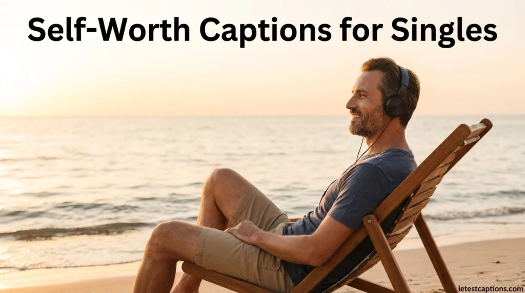 Self-Worth Captions for Singles