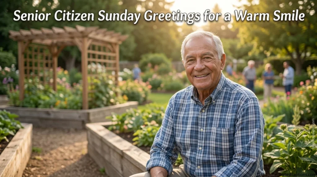 Senior Citizen Sunday Greetings for a Warm Smile