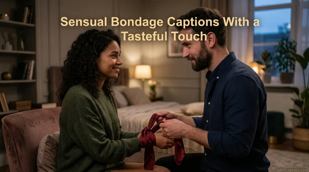 Sensual Bondage Captions With a Tasteful Touch