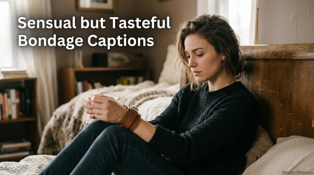 Sensual but Tasteful Bondage Captions