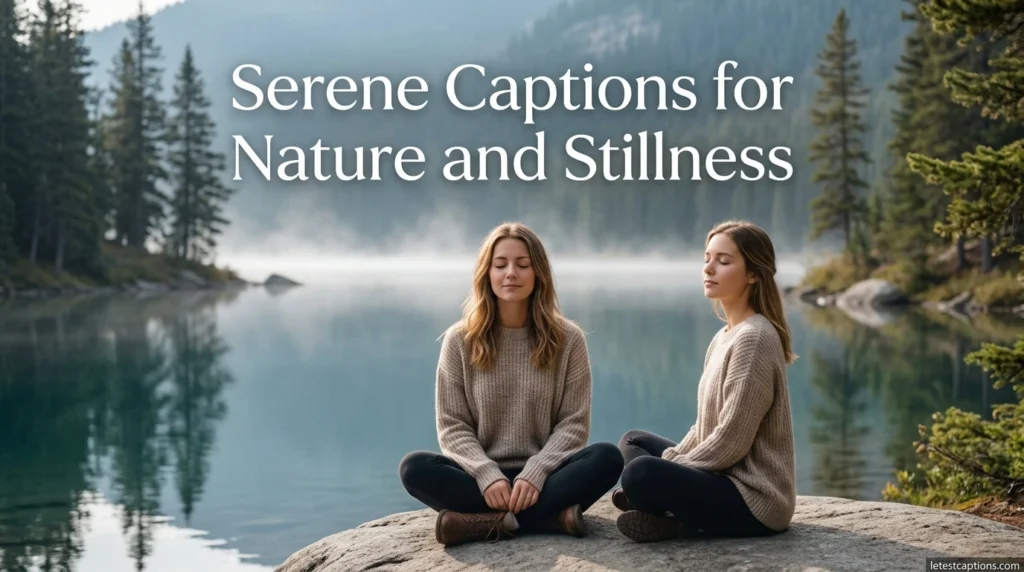 Serene Captions for Nature and Stillness