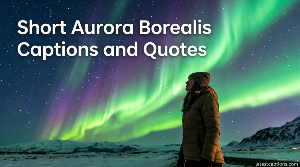 Short Aurora Borealis Captions and Quotes