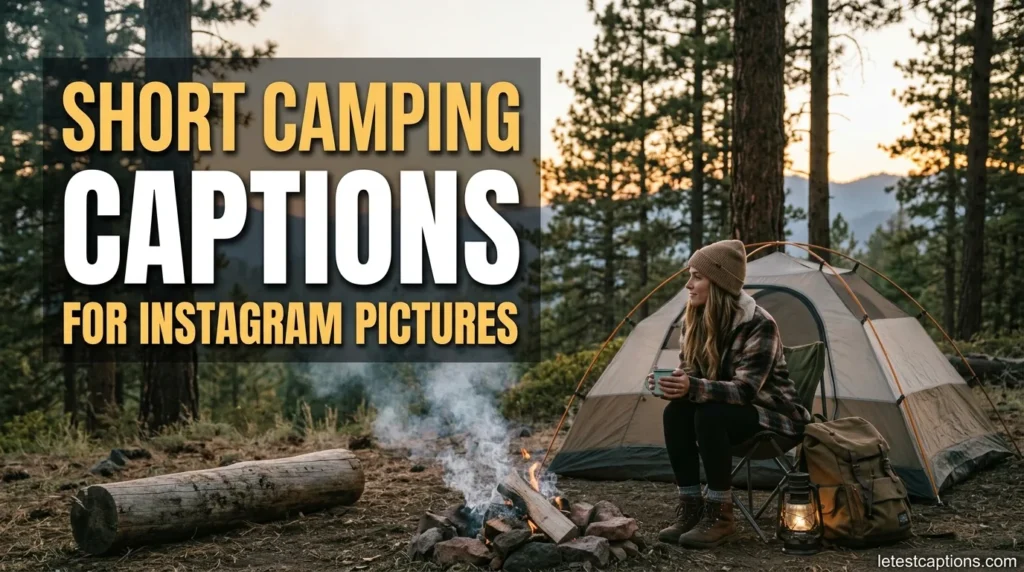 Short Camping Captions for Instagram Pictures