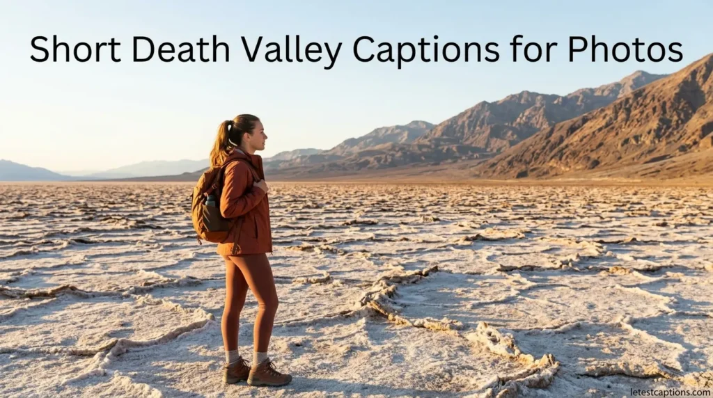 Short Death Valley Captions for Photos
