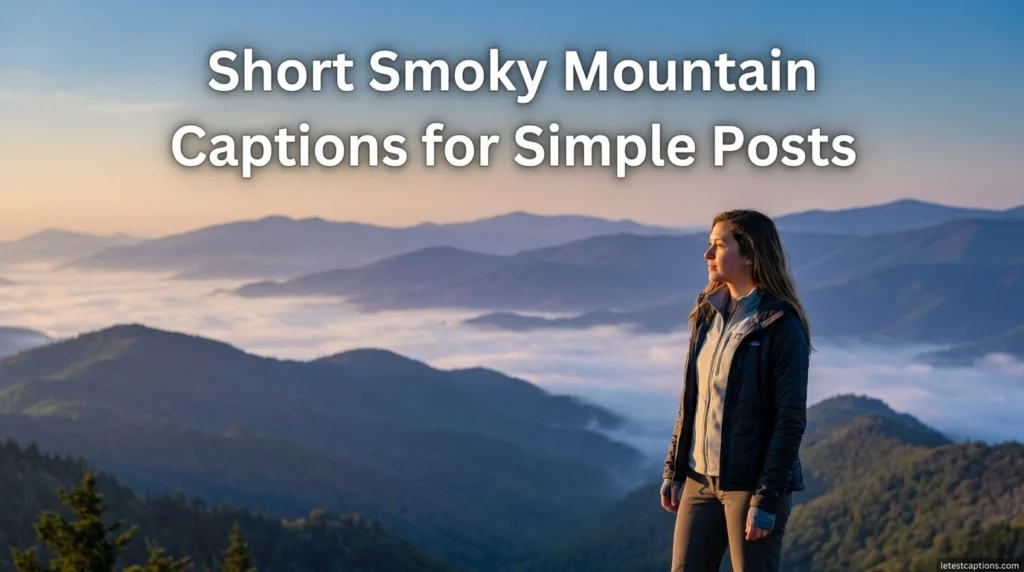 Short Smoky Mountain Captions for Simple Posts