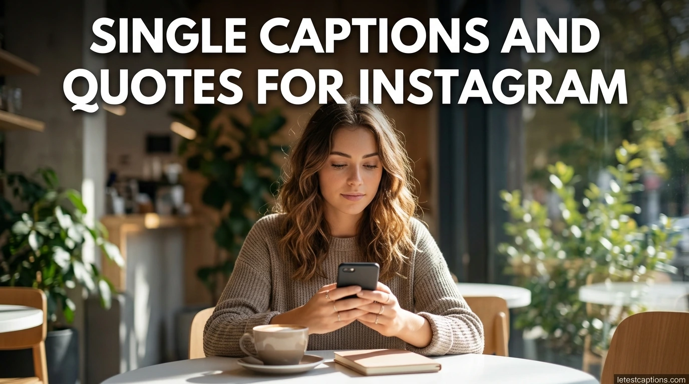 Single Captions And Quotes For Instagram