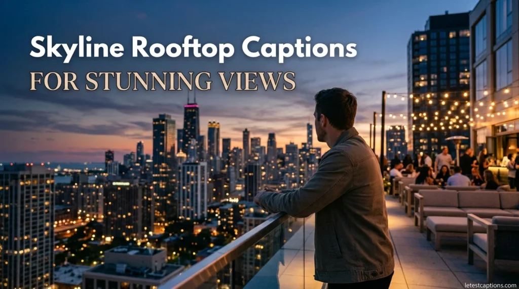 Skyline Rooftop Captions for Stunning Views