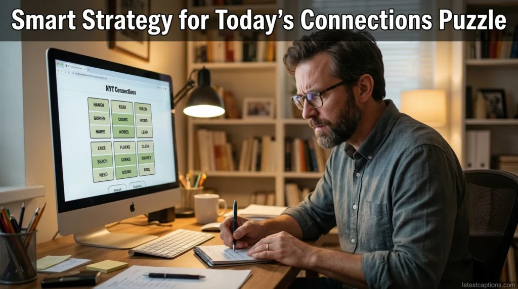 Smart Strategy for Today’s Connections Puzzle
