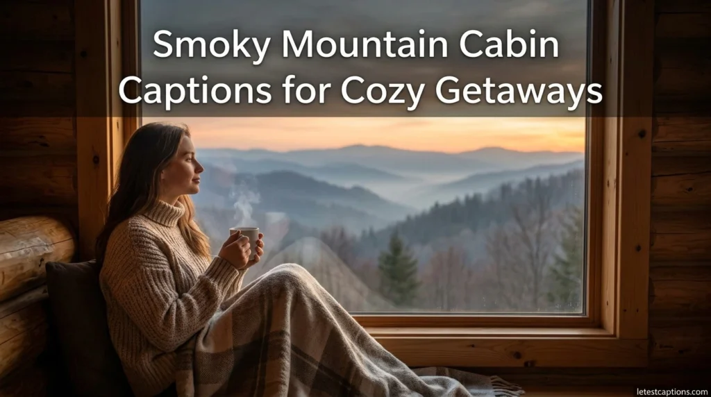 Smoky Mountain Cabin Captions for Cozy Getaways