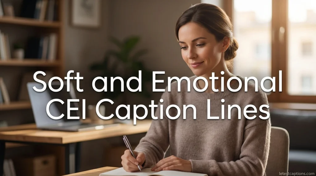 Soft and Emotional CEI Caption Lines