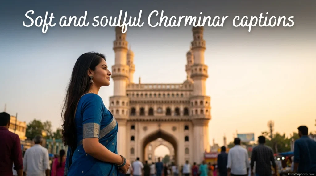 Soft and soulful Charminar captions