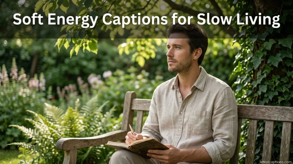 Soft Energy Captions for Slow Living