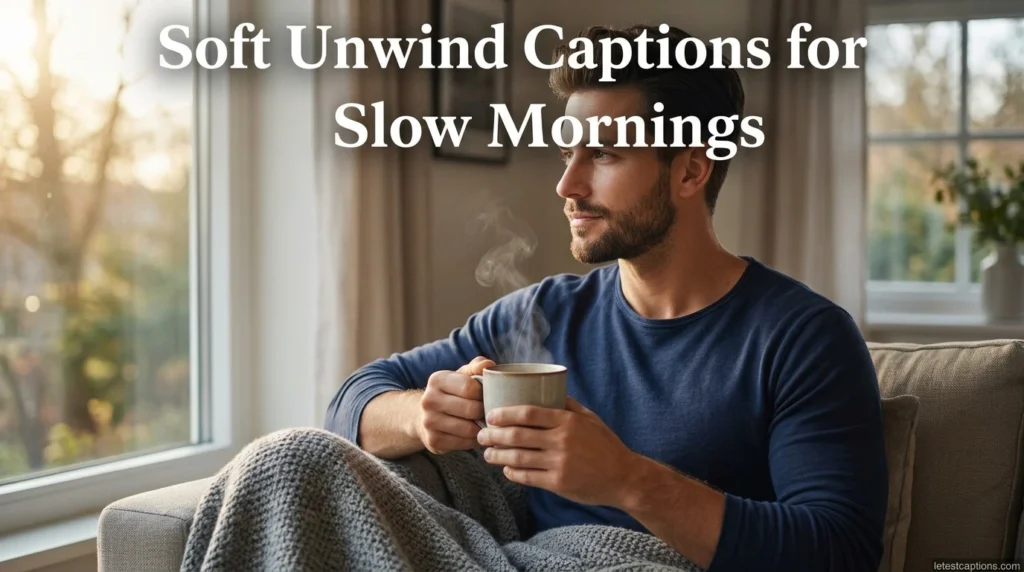 Soft Unwind Captions for Slow Mornings