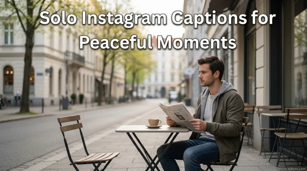 Solo Instagram Captions for Peaceful Moments