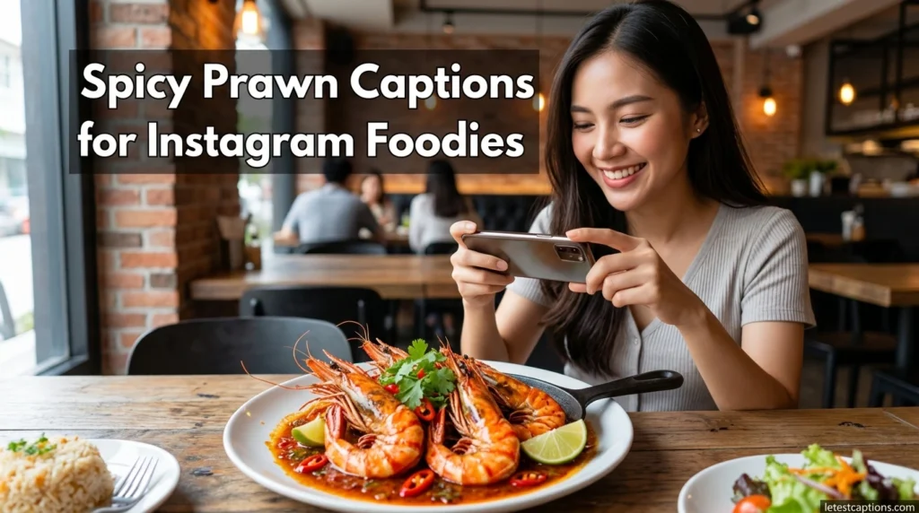 Spicy Prawn Captions for Instagram Foodies
