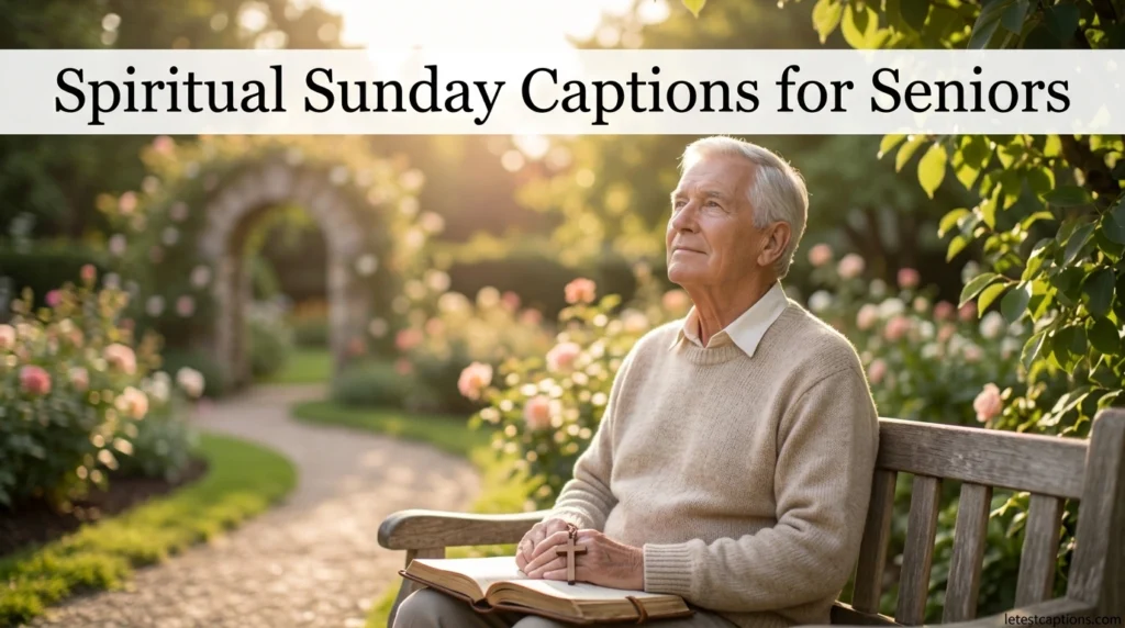 Spiritual Sunday Captions for Seniors
