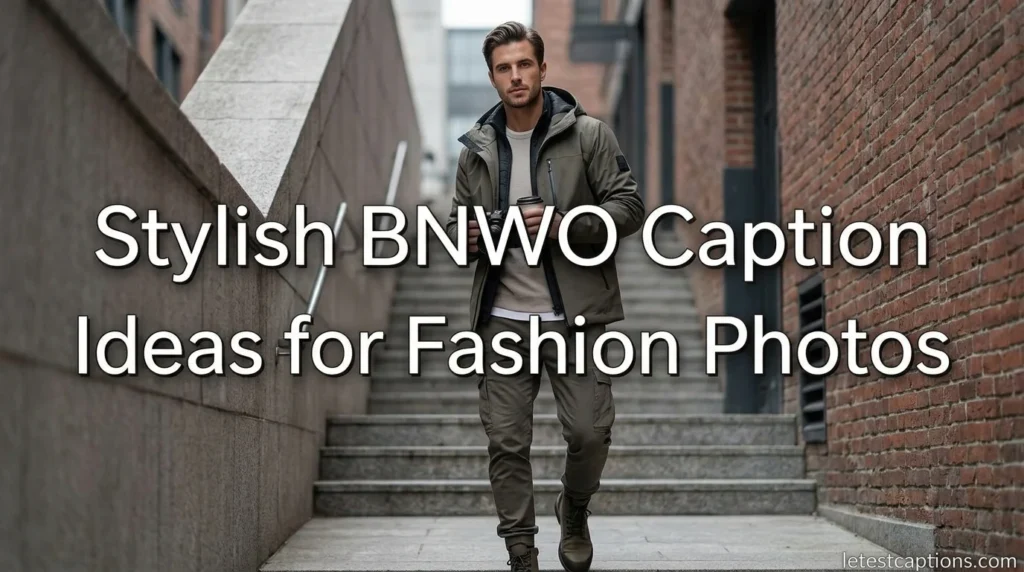 Stylish BNWO Caption Ideas for Fashion Photos