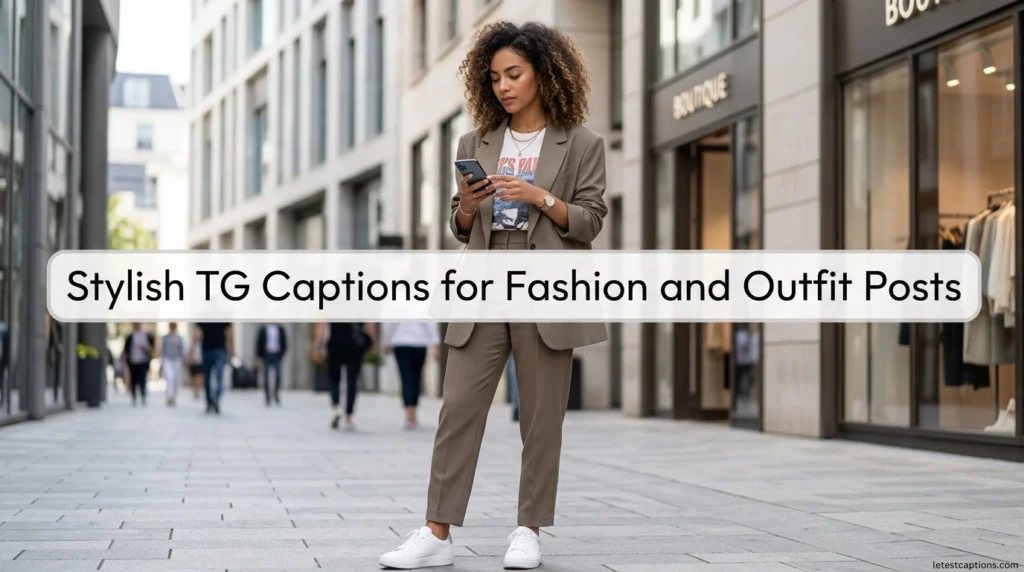 Stylish TG Captions for Fashion and Outfit Posts