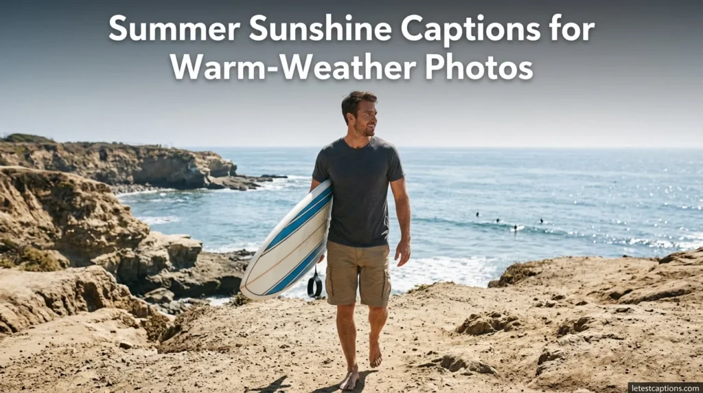 Summer Sunshine Captions for Warm-Weather Photos