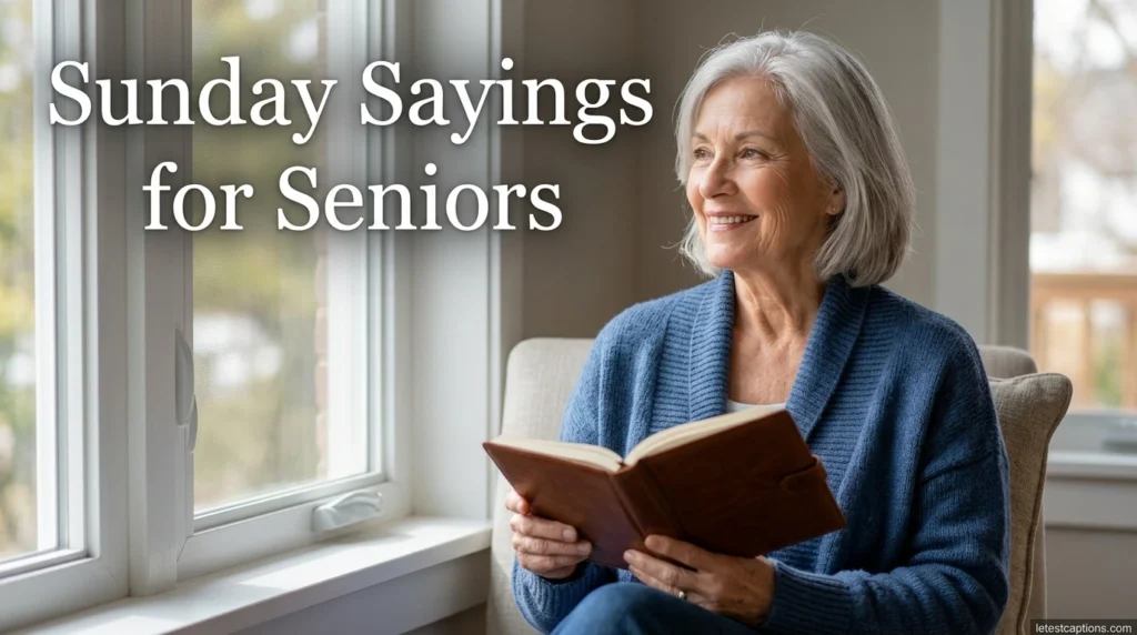 Sunday Sayings for Seniors