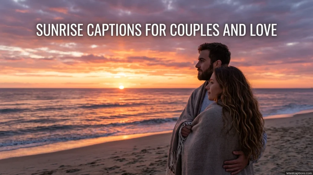 Sunrise Captions for Couples and Love
