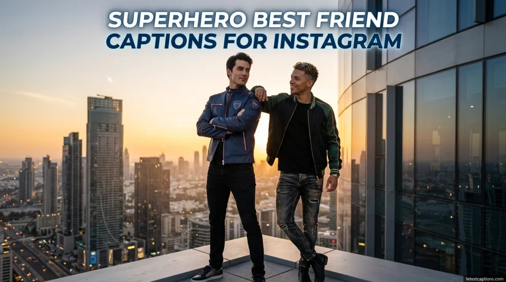 Superhero Best Friend Captions for Instagram
