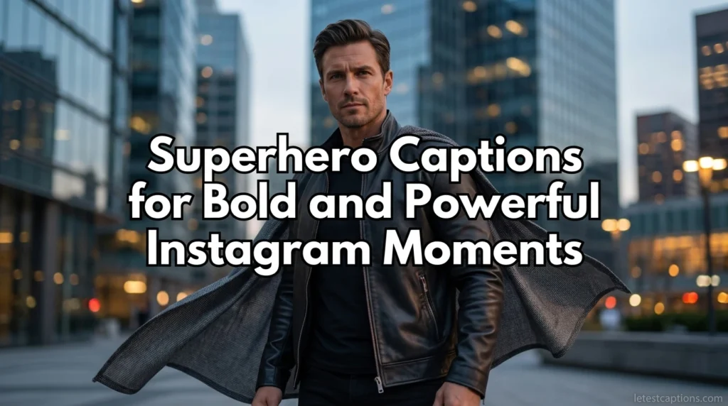 Superhero Captions for Bold and Powerful Instagram Moments