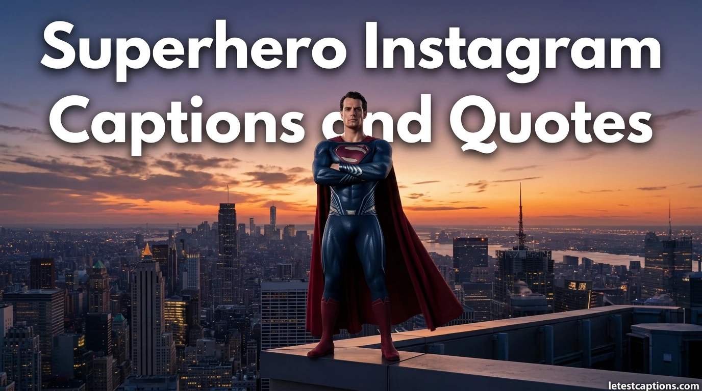Superhero Instagram Captions and Quotes