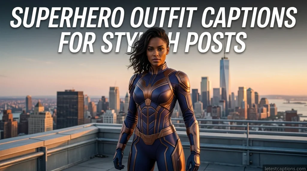 Superhero Outfit Captions for Stylish Posts