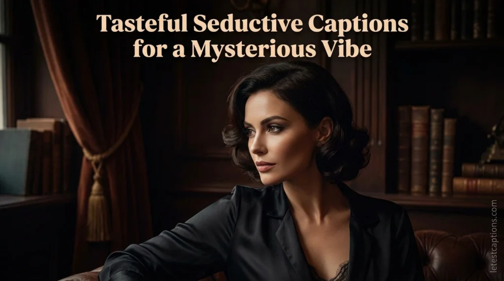 Tasteful Seductive Captions for a Mysterious Vibe