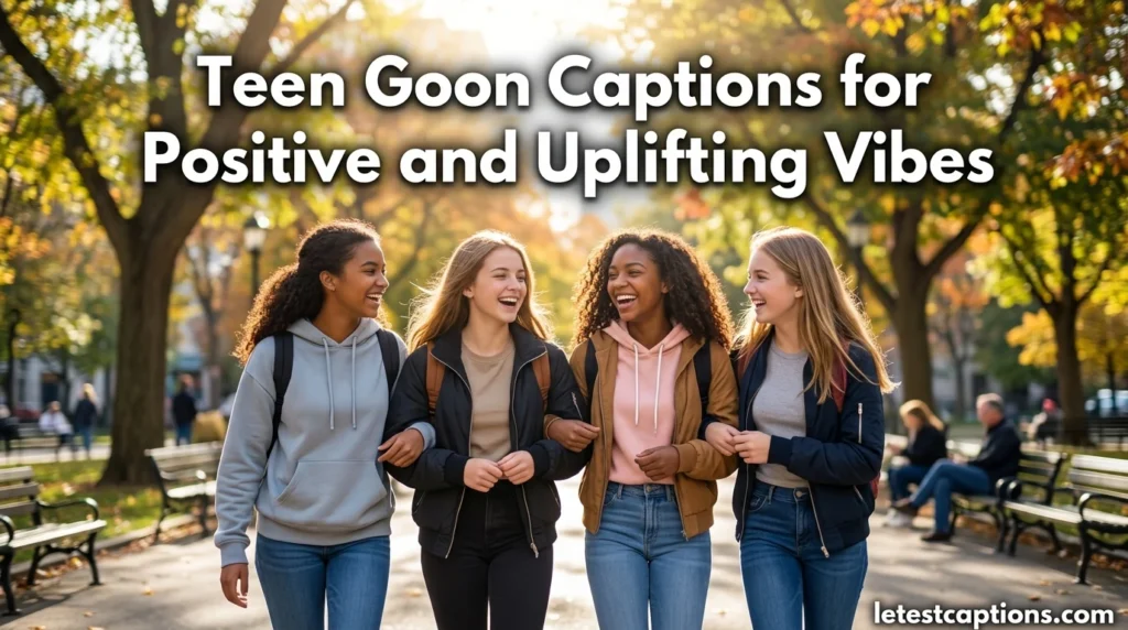 Teen Goon Captions for Positive and Uplifting Vibes