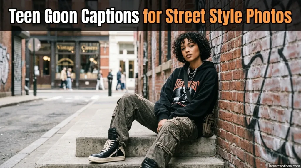Teen Goon Captions for Street Style Photos