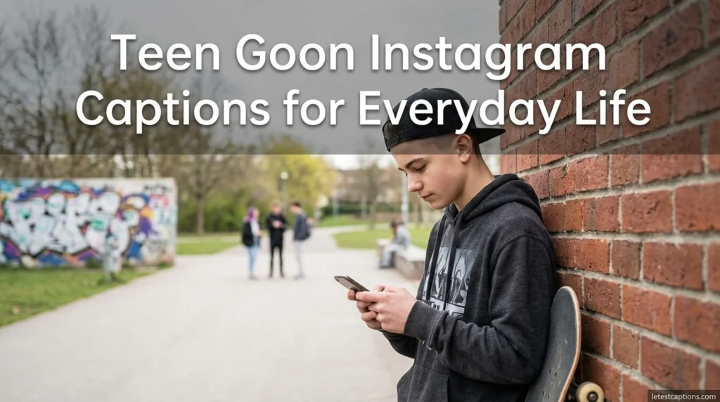 Teen Goon Instagram Captions for Everyday Life